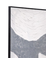Osceola Canvas Art - White