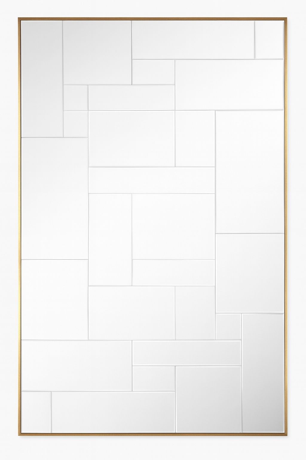 Delphine - Floor Mirror - Antique Gold