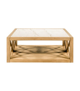 Holden - Square Coffee Table - Rustic Blonde