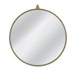 Ezra - Wall Mirror - Antique Brass