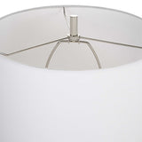 Chalice - Striped Table Lamp - Beige