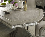 Sanctuary - Rectangle Dining Table With 2-20" Leaves - Pearl Silver