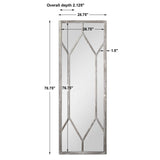 Sarconi - Oversized Mirror - Pearl Silver