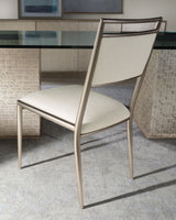 Geometry - Metal Side Chair - Radiance / Beige