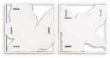 Landley - Wall Decor Set (Set of 2) - Brown / White