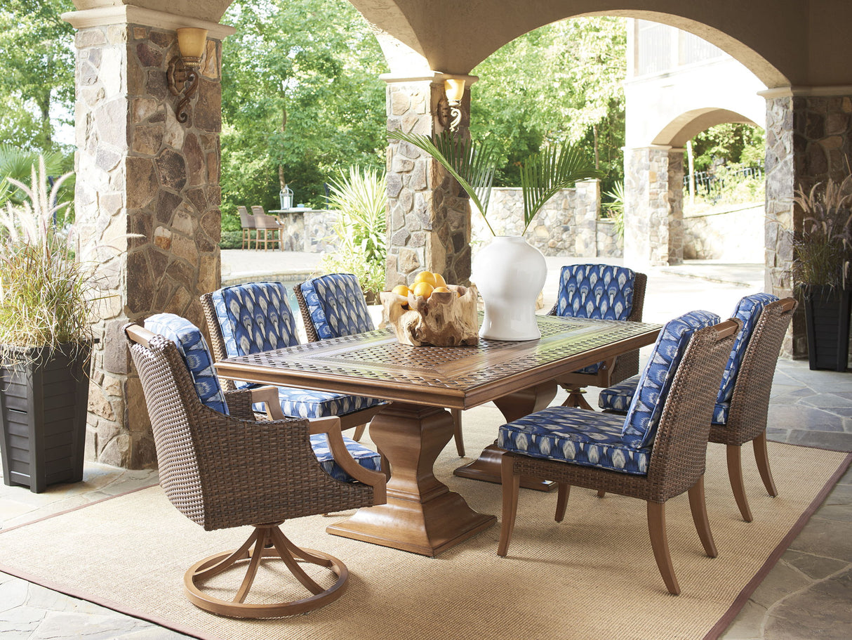 Harbor Isle - Rectangular Dining Table - Dark Brown