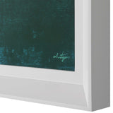 Cancun - Framed Print - Blue