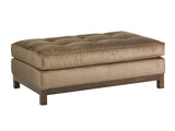 Lexington Upholstery - Westin Cocktail Ottoman - Dark Brown
