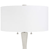 Sharma - Stone Table Lamp - White