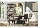 Montclair - Cinder Dining Table - Dark Brown / Dark Gray
