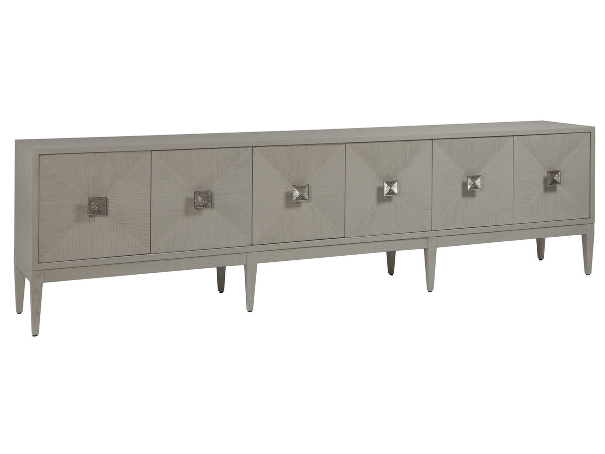 Signature Designs - Logan Convertible Long Media Console/Buffet - Gray