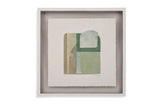 Color Structure I Framed Print - Green
