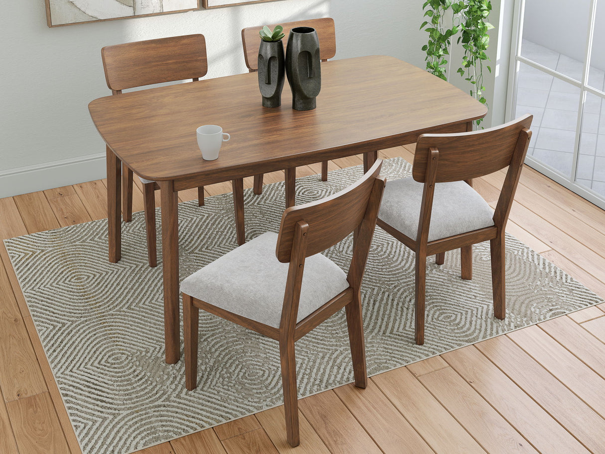 Tameride - Dining Room Table Set (Set of 5) - Brown