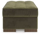 Caspian-Town - Olive - Oversized Accent Ottoman