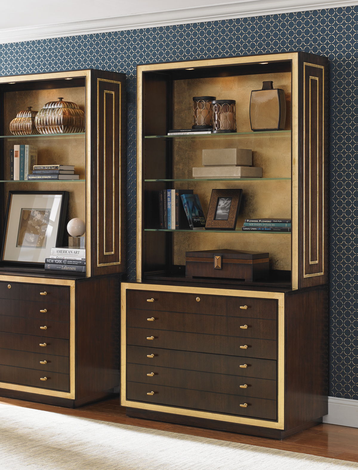 Bel Aire - Beverly Palms File Chest - Dark Brown