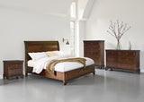 Trellington - Queen Sleigh Storage Bed - Brown