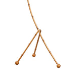 Frond - Floor Lamp - Gold / Rattan