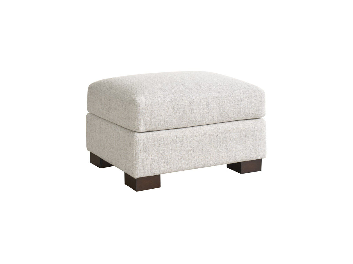 Brooklyn - Ottoman - Pearl Silver