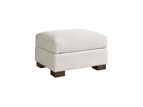 Brooklyn - Ottoman - Pearl Silver