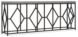 Ciao Bella - Metal And Concrete Console Table - Dark Gray / Black