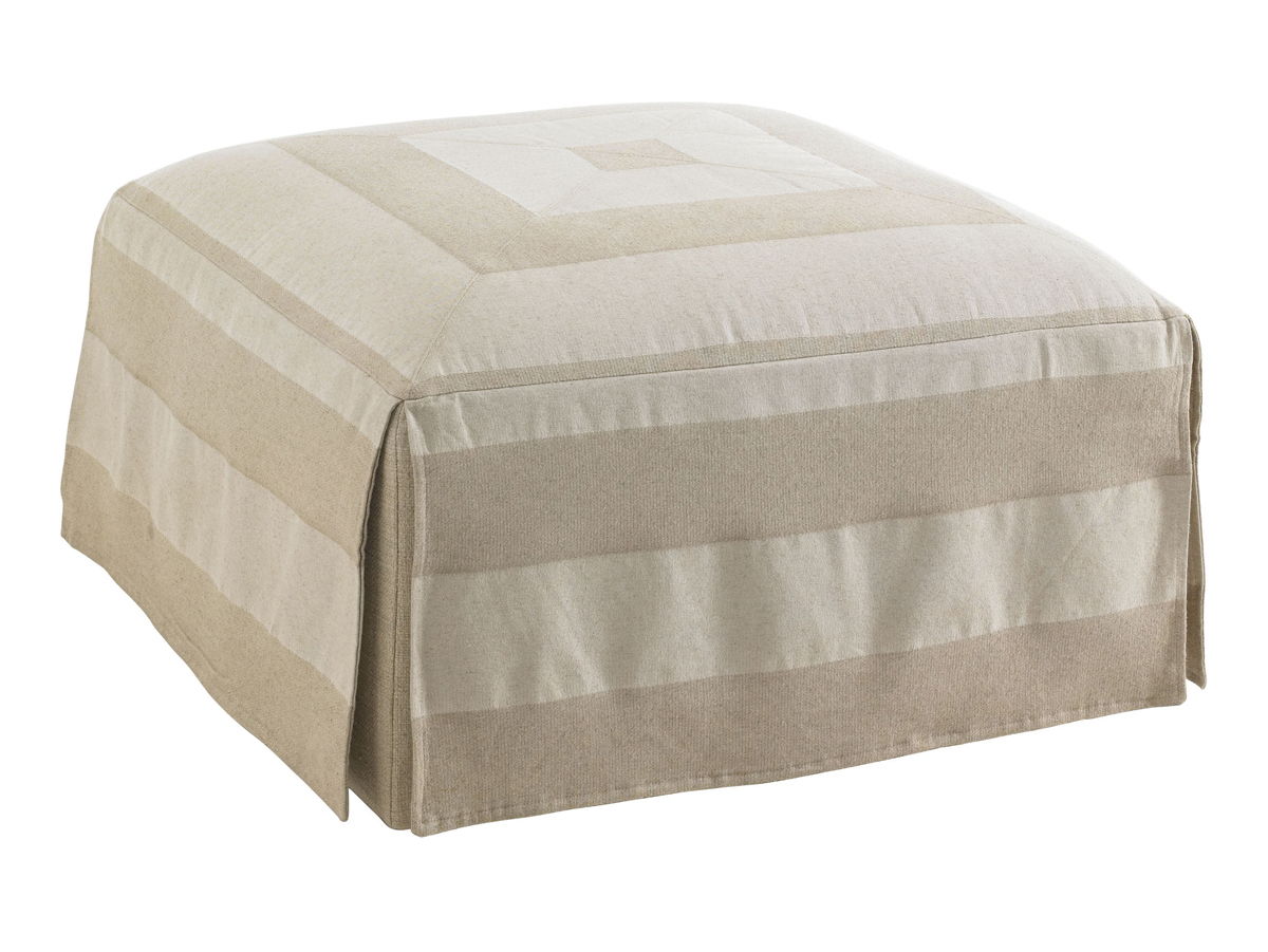 Lexington Upholstery - Jasmine Cocktail Ottoman - Beige