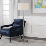 Ivor - Cast Iron Floor Lamp - Gray, Dark
