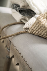 Boheme - Madera Bed Bench - Gray / Light Brown
