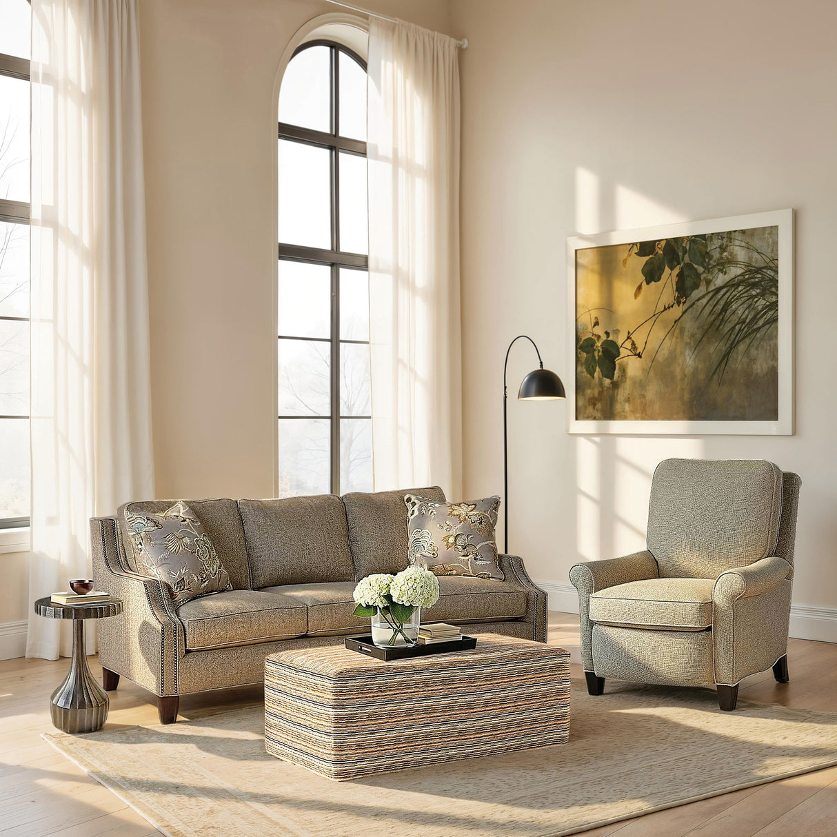 Commerce And Market - Ferrous Accent Table - Bronze