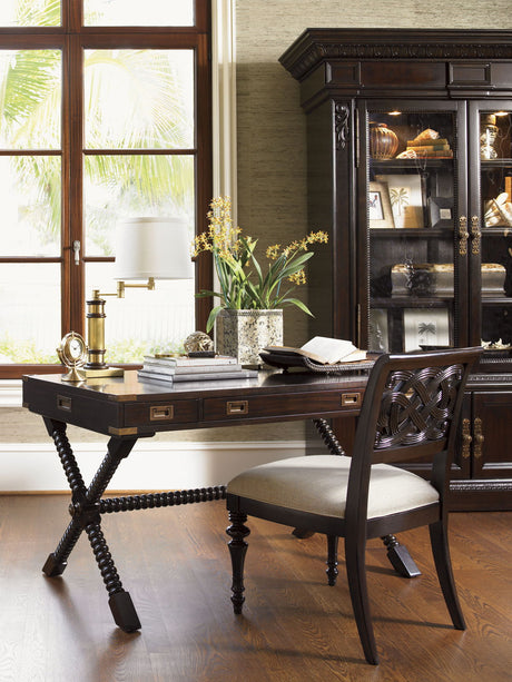 Royal Kahala - Molokai Side Chair - Dark Brown