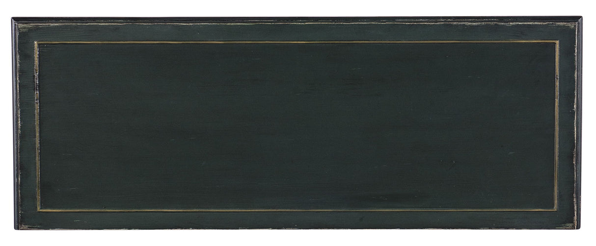 Charleston - Five-Drawer Console Table - Dark Green
