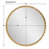 Dandridge - Round Mirror - Gold