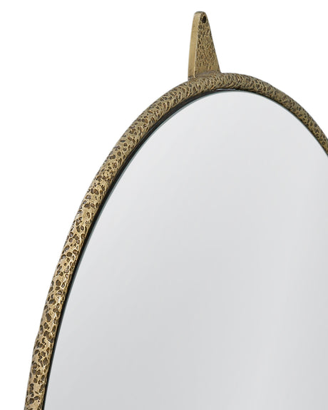 Ezra - Wall Mirror - Antique Brass