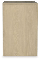 Calmoro - Three Drawer Night Stand - Gray