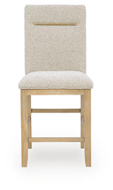 Lasinger - 5 Pc. - Counter Height Dining Table And 4 Barstools - Light Brown