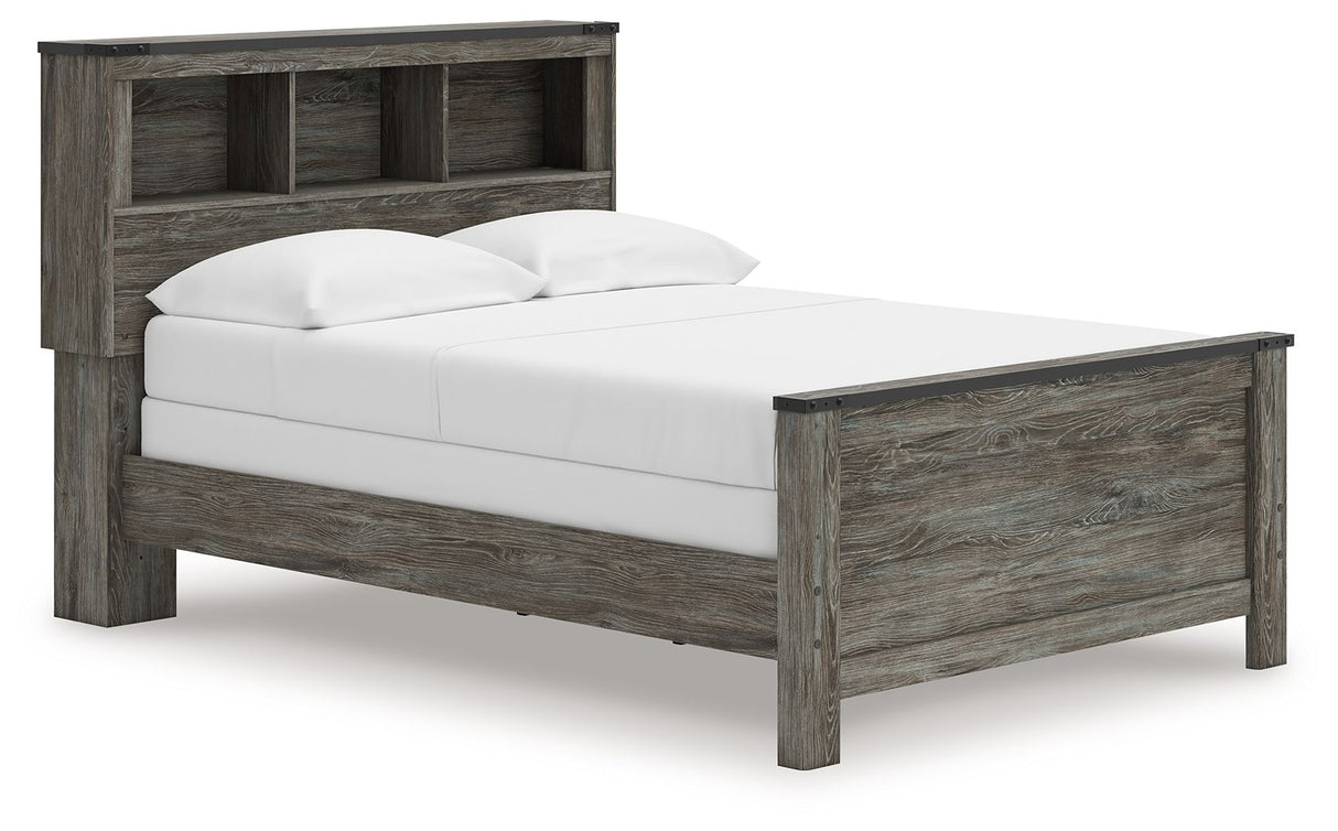 Frandern - Bookcase Panel Bedroom Set