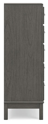 Mazing - Five Drawer Chest - Gray