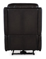 MS - Hamilton Power Recliner With Power Headrest - Dark Brown