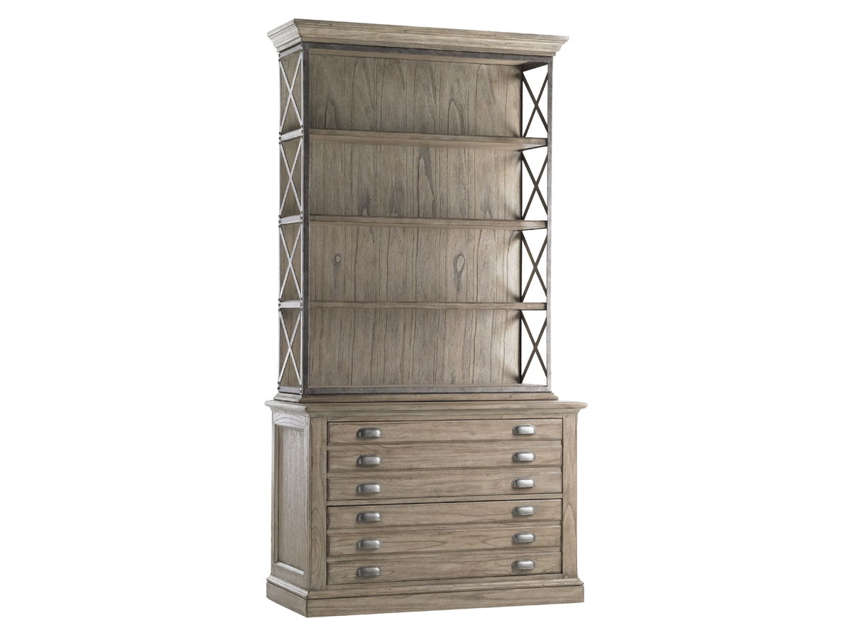 Barton Creek - Johnson File Chest - Light Brown