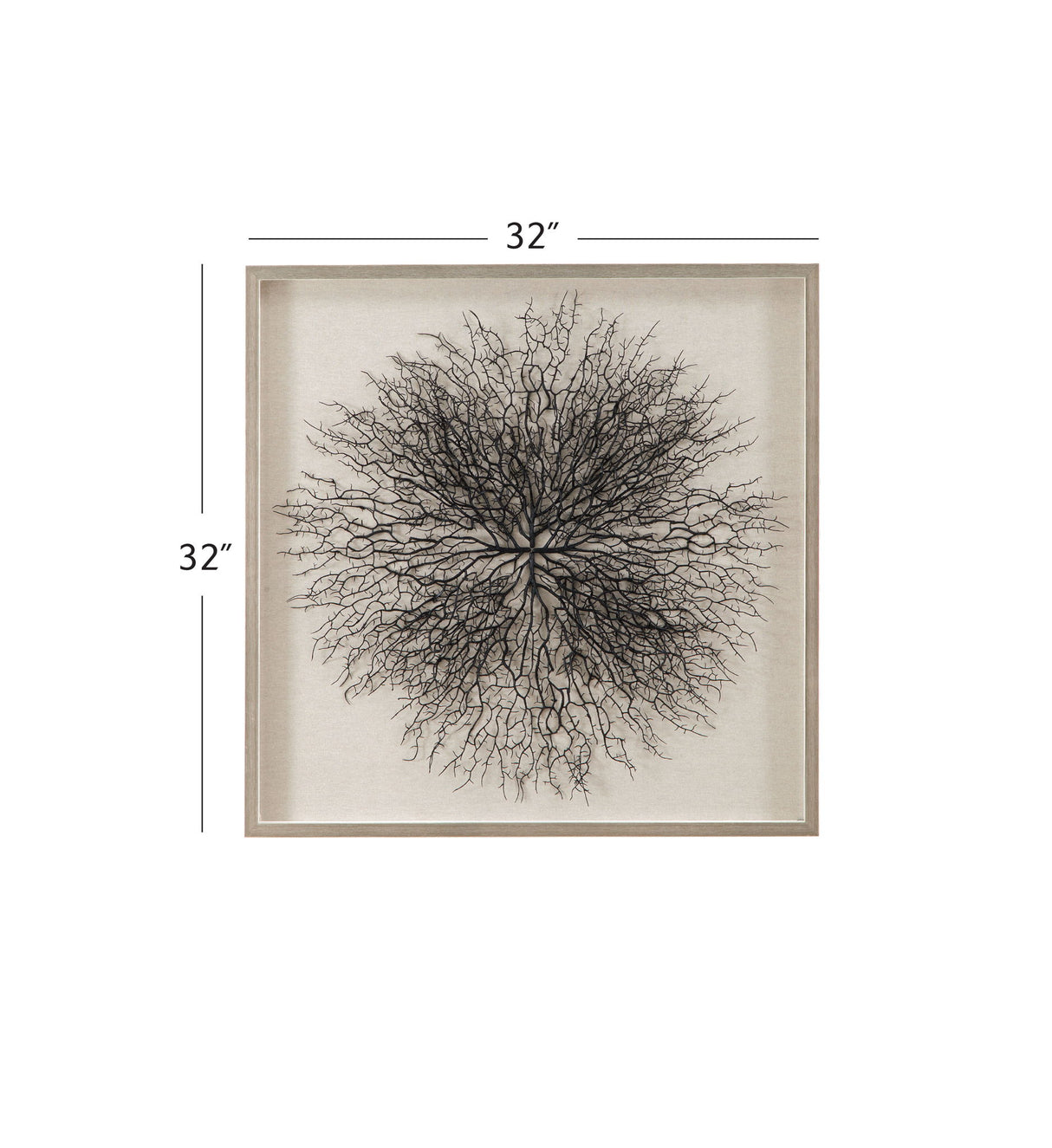 Gracee Canvas Art - Pearl Silver