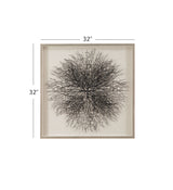 Gracee Canvas Art - Pearl Silver