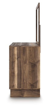 Chirason - Dresser And Mirror - Brown