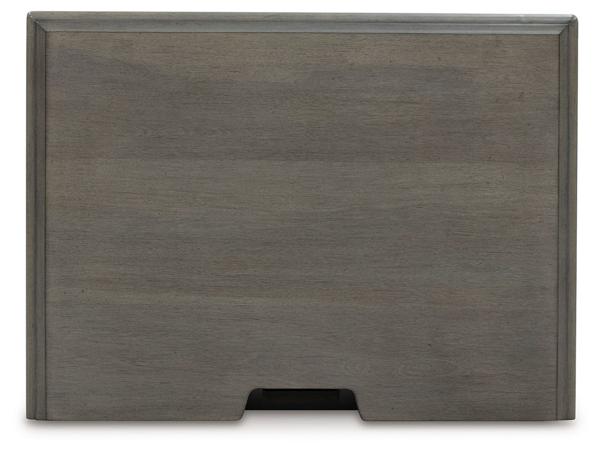 Lexorne - Three Drawer Night Stand - Gray