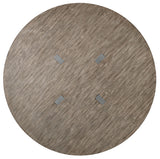 Curata - 72" Round Dining Table - Dark Gray