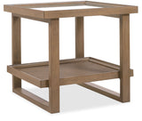 Sonnet - Rectangular End Table - Gray