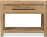 Driftwood - One-Drawer Nightstand With Stone