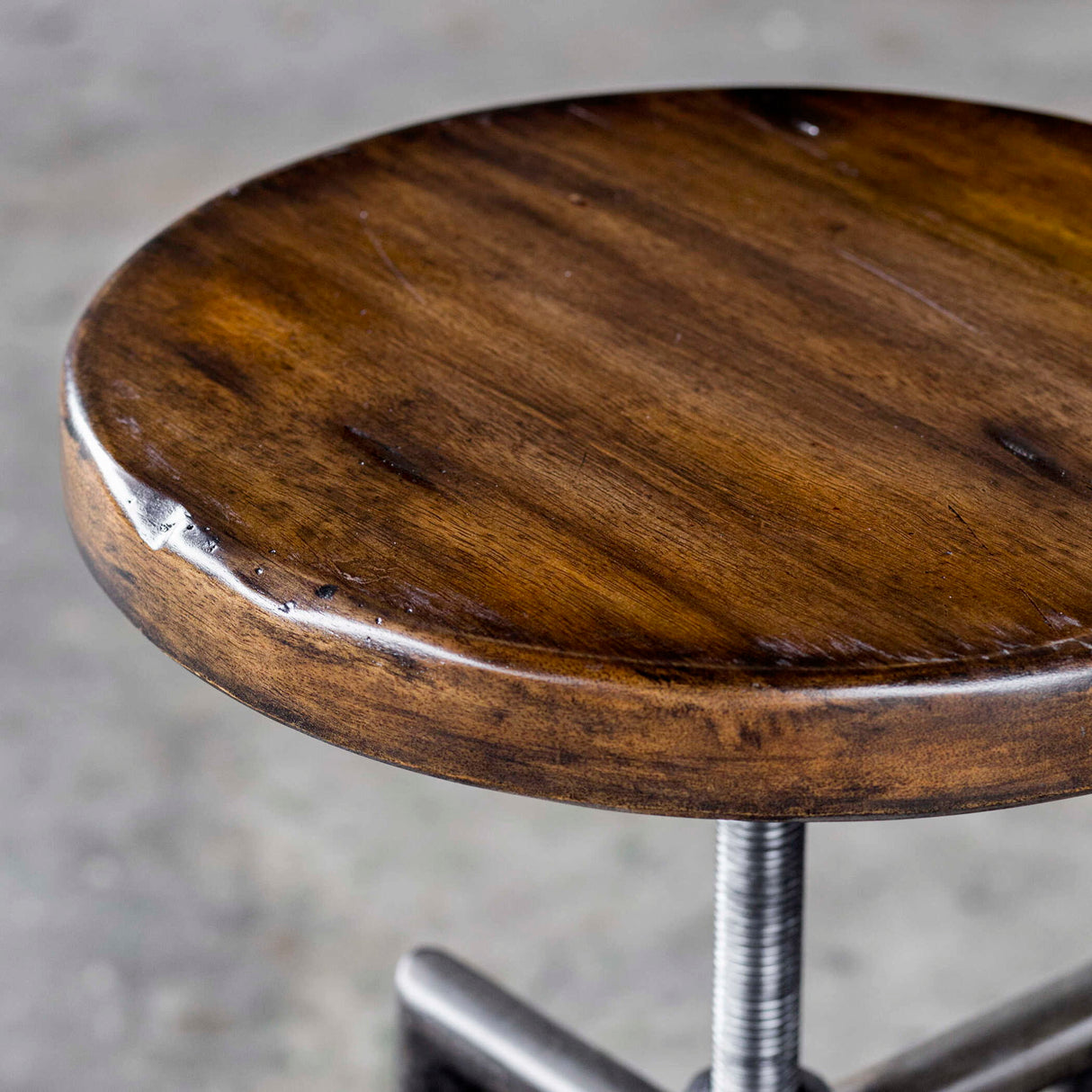 Westlyn - Industrial Bar Stool - Brown, Dark & Black