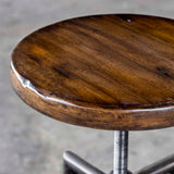 Westlyn - Industrial Bar Stool - Brown, Dark & Black