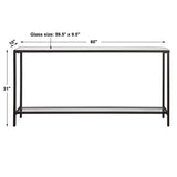 Hayley - Console Table - Black