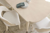 Nouveau Chic - Rectangle Dining Table With 1-22" Leaf - Light Brown