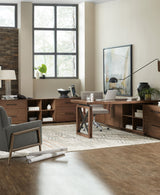 Elon - Bunching Short Bookcase - Dark Brown